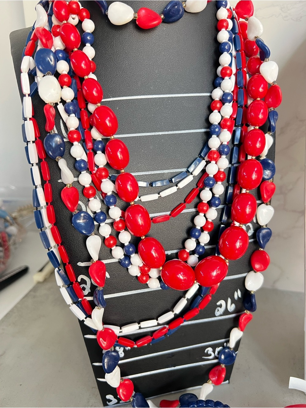 Vintage Patriotic Jewelry Lot 30 pieces - Picture 4 of 11